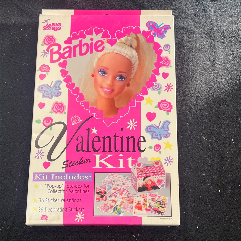 Barbie Pink Valentine Sticker Kit. ( 0212 )